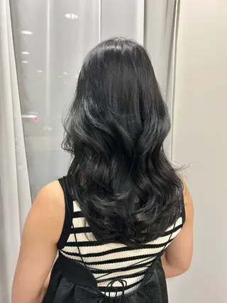 セミロング カット/パーマ/カラ ー清本耕介のヘアスタイル