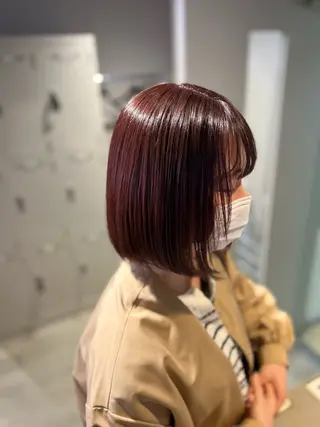 ミディアム カラー 韓国レイヤーカット /REIのヘアスタイル