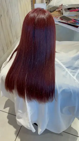 ロング フェニーチェ高崎所属・鶴谷 麻衣のヘアスタイル