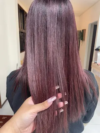 ロング カラー 大内 カオリのヘアスタイル