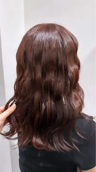 カラー noa / 郡山ボブ /透明感カラー🤍のヘアスタイル