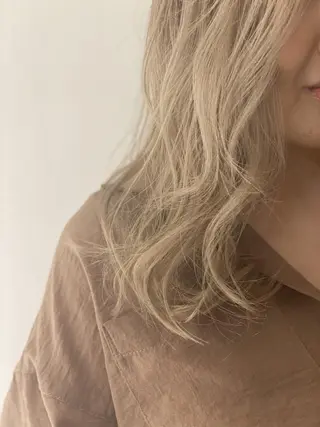 セミロング カラー 韓国hair ·͜· watanabeのヘアスタイル