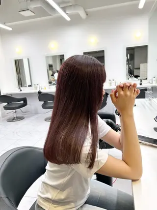 カラー 透明感ベージュ🤎 ナチュラルレイヤーのヘアスタイル