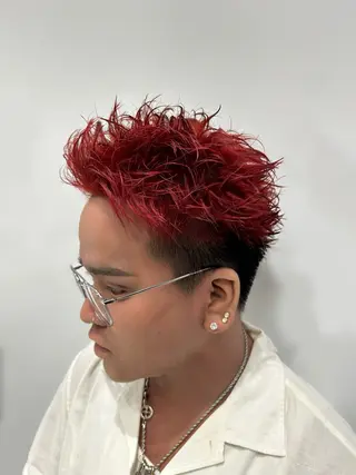 ショート カラー メンズ For.c.c.c.c所属・近藤 ちかのヘアスタイル