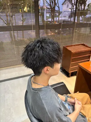 パーマ メンズ hair make LATTE 川原店所属・若林 叶大のヘアスタイル