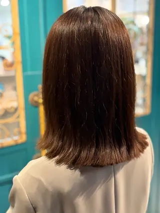 ミディアム 🫧Ayumu🫧 透明感カラー/春日のヘアスタイル