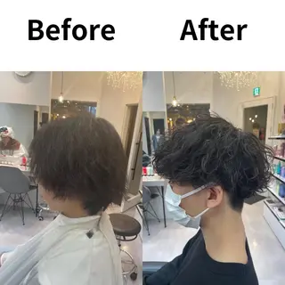 ショート 髪質改善× ハイライト溝江のヘアスタイル