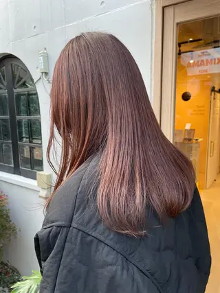 セミロング カラー SALOWIN下北沢所属・hazuki 🌝のヘアスタイル