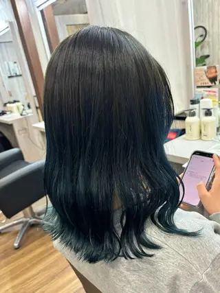 セミロング カラー Nexus所属・艶髪ハイトーン特化 / moe 🦋のヘアスタイル