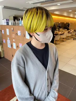 ショート カラー 透明感カラーブリーチ 🌼シゲモトアヤ🌼のヘアスタイル