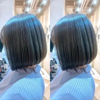 ミディアム カラー MIKU /ボブ/外ハネボブのヘアスタイル