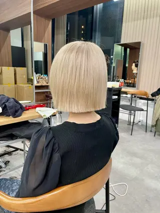 ミディアム 似合わせボブ🌺 艶髪特化💗村松優斗のヘアスタイル