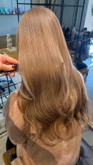 ロング 髪質改善/縮毛矯正 新潟/レイヤー/有紗のヘアスタイル