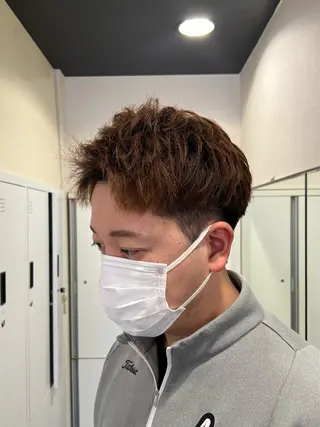 ショート メンズ 茅ヶ崎パーマ特化/ スパイラル/ハルキのヘアスタイル