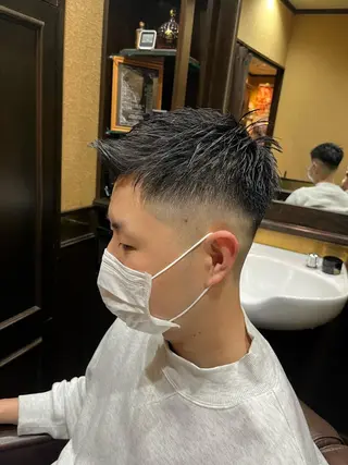 ショート メンズ UNTRACE -BARBER SHOP所属・工藤 千織のヘアスタイル