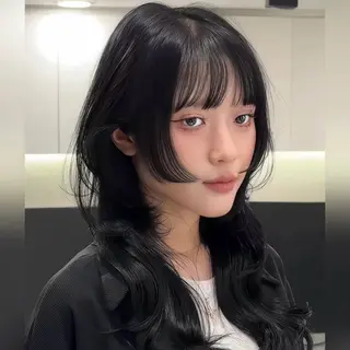 ミディアム SHIN レイヤー‪‪カットのヘアスタイル