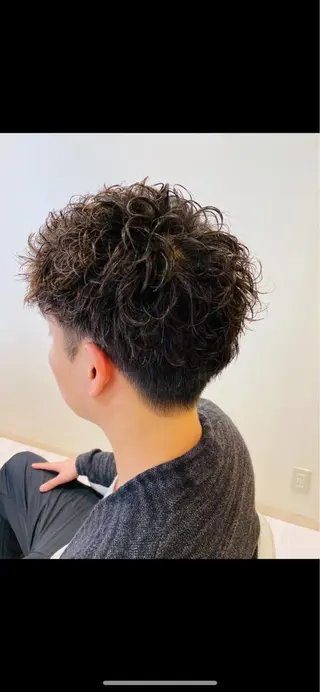 ショート パーマ メンズ 【sida茨木】小島 健太郎🫧✨のヘアスタイル