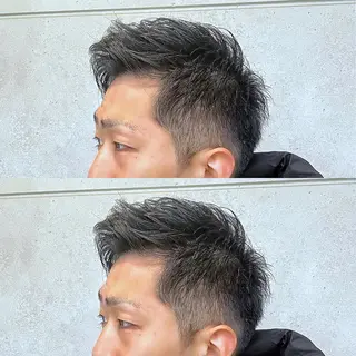ショート メンズ メンズヘア特化 崎田 成人のヘアスタイル