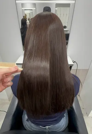 ロング カラー 髪質改善/縮毛矯正 ✂︎福澤　和嗣のヘアスタイル