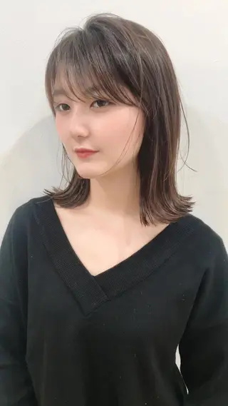 ミディアム 韓×中くびれヘア💋 髪質改善宇塚元哉💓のヘアスタイル