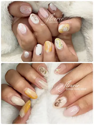 ネイル フルリール 【プライベートサロンのネイルデザイン