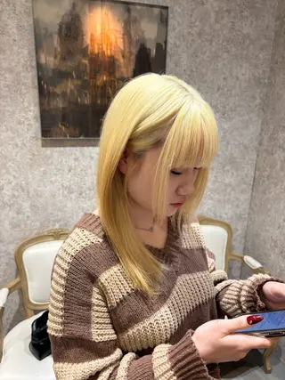 カラー Earth中野山後藤 陸沙のヘアスタイル