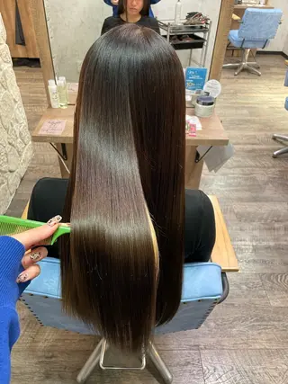 ミディアム 髪質改善カラー🫧 横浜/liberteのヘアスタイル