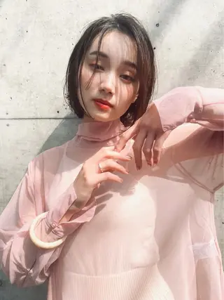 ショート カラー 💎髪質改善/艶カラ ー🌟加藤陸🌟のヘアスタイル