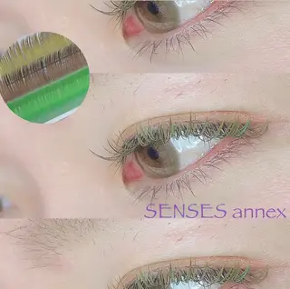 マツエク・マツパ SENSES_ WAKAのマツエク・マツパデザイン