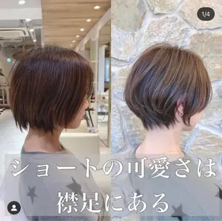 ショート パーマ オーロ 中島のヘアスタイル