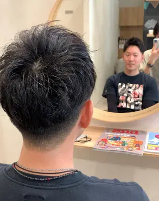 ショート メンズ メンズ指名多数!! SiLO 田島のヘアスタイル