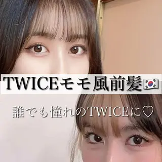 セミロング カラー 顔周り特化/韓国ヘア /レイヤー/吉野幸大のヘアスタイル