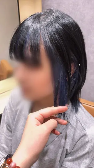 カラー 中村 聖のヘアスタイル