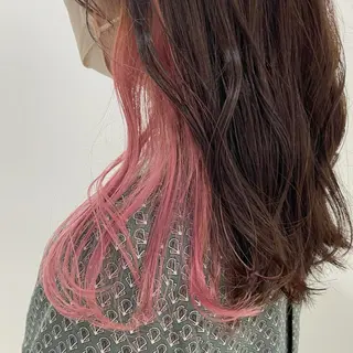 ロング カラー GO TODAY SHARE SALON 原宿本店所属・ブリーチ/ハイトーン 艶カラー/ユリナのヘアスタイル