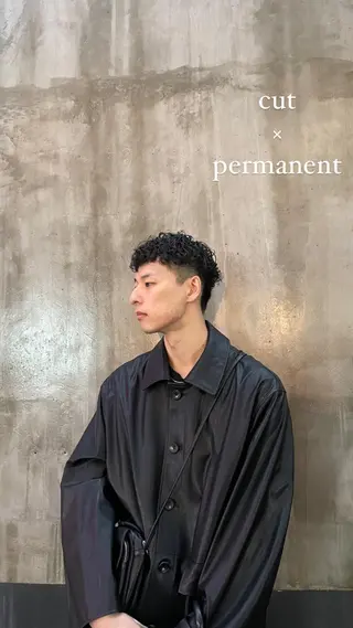 パーマ メンズ ニュアンスパーマ/ メンズカット田島勇樹のヘアスタイル