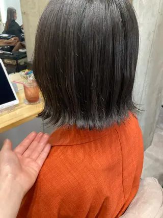 ショート ✨色持ちの良い艶 カラー✨蟹江真世のヘアスタイル