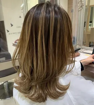 セミロング 店長 後藤剛のヘアスタイル