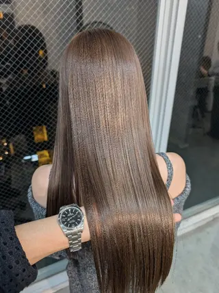 ロング カラー Mood hair salon所属・髪質改善.縮毛矯正 ×韓国ヘアyukiのヘアスタイル