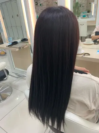 ロング カラー 大澤 碧のヘアスタイル
