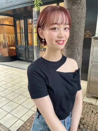 ショート カラー 髪質改善will hairdesignのヘアスタイル