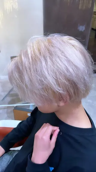 メンズ _WHITE難波店[アンダーバーホワイト]所属・艶カラー/髪質改善 /韓国風/中村嘉秀のヘアスタイル