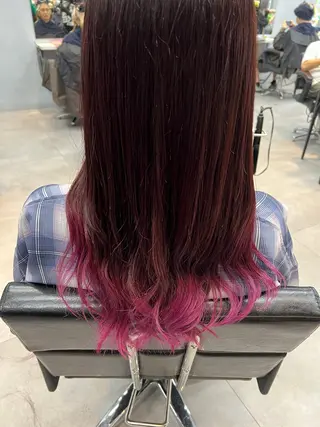 ロング カラー 🐬rara 🐬のヘアスタイル