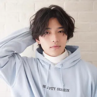 パーマ メンズ 佐藤 花帆のヘアスタイル