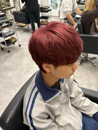 カラー メンズ 笹江 瑞穂のヘアスタイル