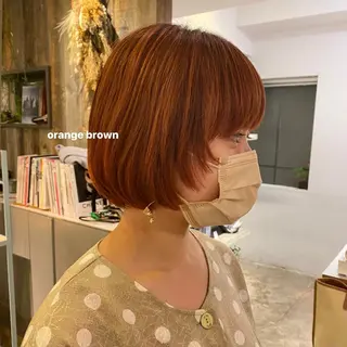 ショート カラー 暖色カラー/レイヤー 🌙 オノユリカのヘアスタイル