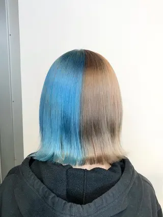 ショート カラー ヘアアレンジ ｲﾝﾅｰｶﾗｰ屋さん 🫧伊藤拓実のヘアスタイル