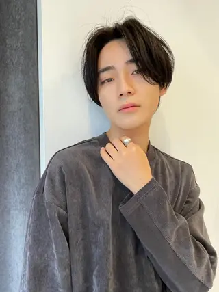 カラー パーマ メンズ 髪質改善 川島　広大のヘアスタイル