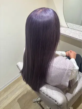 ロング カラー LEAPS adore都島店所属・みゆう 都島/透明感のヘアスタイル