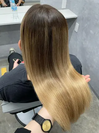 セミロング kyoka / 韓国 レイヤー/髪質改善のヘアスタイル