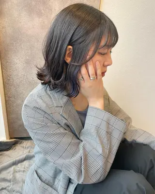 ミディアム AUTHEN.HAIR所属・仙台/AUTHEN/ 町田のヘアスタイル